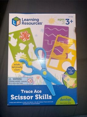 Learning Resources Trace Ace Scissor Skills - Blue